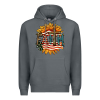 Rock Faith USA Premium Hoodie - FaDigitalArtStudio
