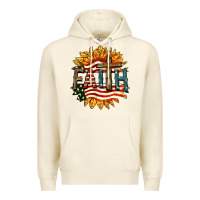 Sandshell Faith USA Premium Hoodie - FaDigitalArtStudio