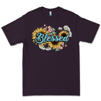 Plum blessed Premium Tee - NancyCooperArtShop