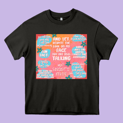 Sarcastic Quotes Heavy Core Tee Designed By Maliassmallbusiness