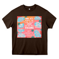 Chocolate Brown sarcastic quotes Heavy Core Tee - MaliasSmallBusiness