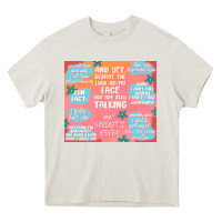 Cream sarcastic quotes Heavy Core Tee - MaliasSmallBusiness