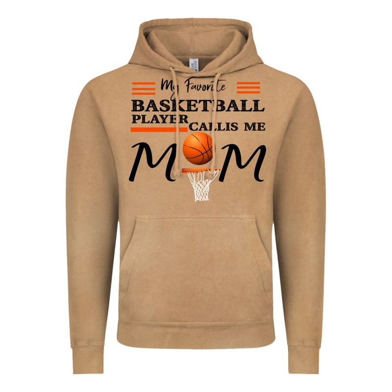 My Favorite Basketball Player Calls Me Mom Vintage Hoodie by Bettercallsaul | Teevron