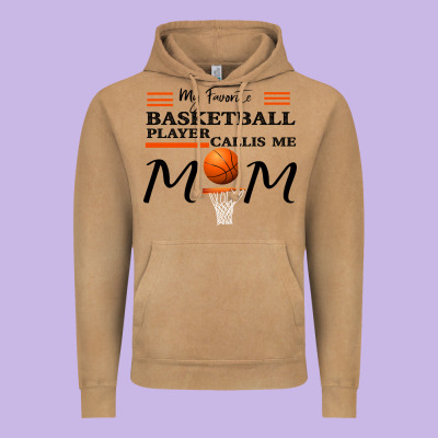 My Favorite Basketball Player Calls Me Mom Vintage Hoodie Designed By Bettercallsaul