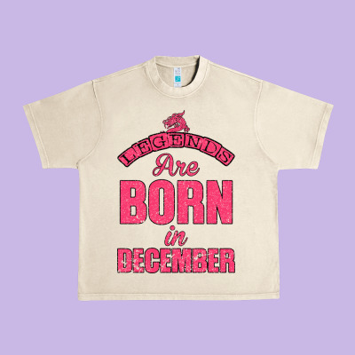 Legends Are Born İn December Urban Heavy Tee Designed By Bettercallsaul