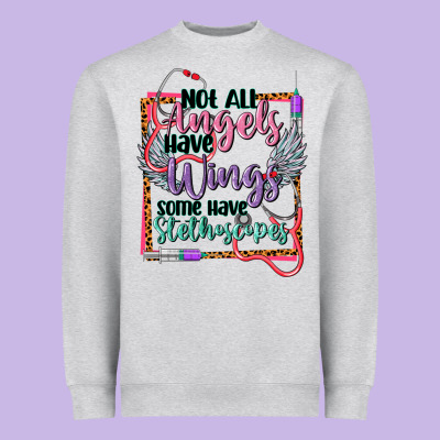 Cowgirl Not All Angels Have Wings Heavyweight Sweatshirt Designed By Cowgirlartshop