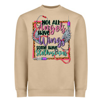 Mushroom cowgirl not all angels have wings Heavyweight Sweatshirt - CowGirlArtShop
