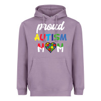 Lavender Proud Autism Mom Mothers Day Gift Autism Awareness Heavyweight Hoodie - CowhideDigitalArt