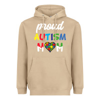 Mushroom Proud Autism Mom Mothers Day Gift Autism Awareness Heavyweight Hoodie - CowhideDigitalArt