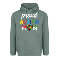 Sage Proud Autism Mom Mothers Day Gift Autism Awareness Heavyweight Hoodie - CowhideDigitalArt
