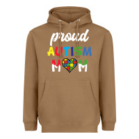 Toasted Coconut Proud Autism Mom Mothers Day Gift Autism Awareness Heavyweight Hoodie - CowhideDigitalArt
