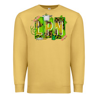 Antique Gold St. Patricks Day Lpn Premium Sweatshirt - CowhideDigitalArt