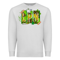 Dove Grey St. Patricks Day Lpn Premium Sweatshirt - CowhideDigitalArt