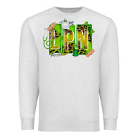 Oatmeal Heather St. Patricks Day Lpn Premium Sweatshirt - CowhideDigitalArt