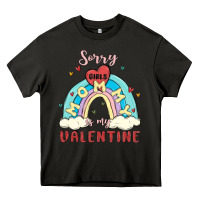 Asphalt sorry girls mommy is valentine Heavy Core Tee - MaliasSmallBusiness