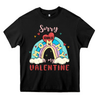 Black sorry girls mommy is valentine Heavy Core Tee - MaliasSmallBusiness