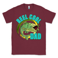 Burgundy reel cool dad Classic Tee - Jasminsmagicworld
