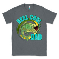 Charcoal Heather reel cool dad Classic Tee - Jasminsmagicworld