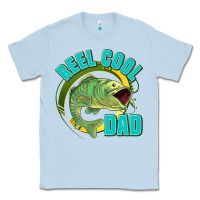 Dusty Blue reel cool dad Classic Tee - Jasminsmagicworld