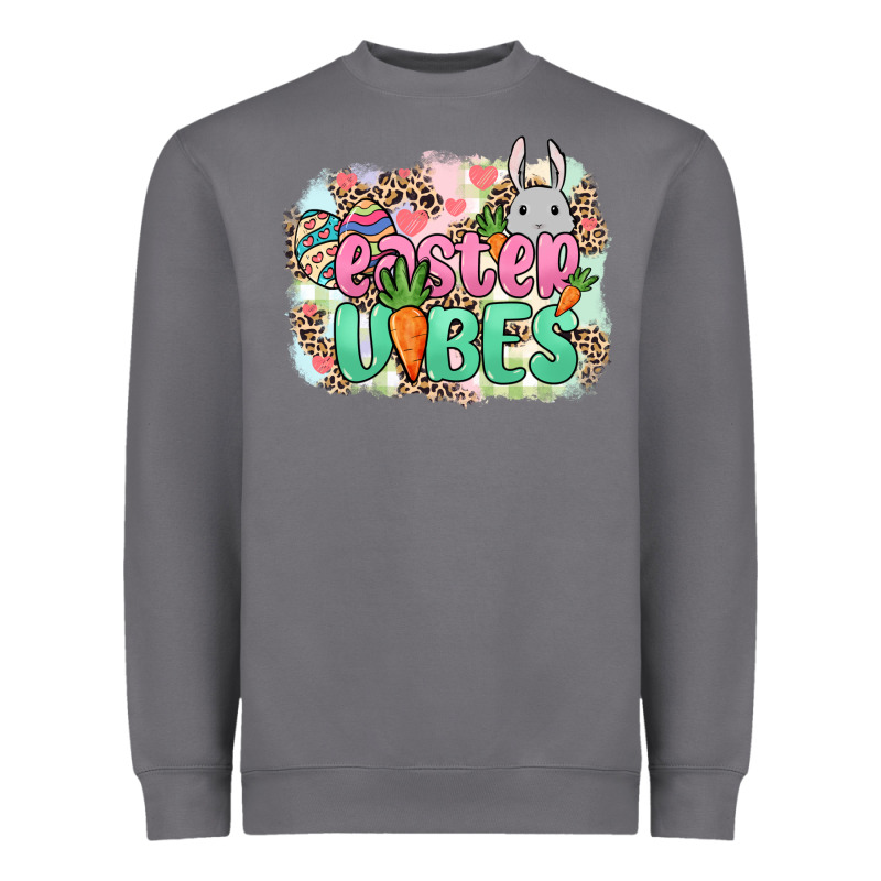 Easter Vibes Easter Day Heavyweight Sweatshirt by HowdyJamesFarm | Teevron