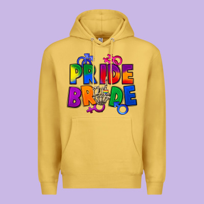 Pride Bride Premium Hoodie Designed By Fadigitalartstudio