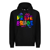 Black Pride bride Premium Hoodie - FaDigitalArtStudio