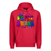 Cardinal Pride bride Premium Hoodie - FaDigitalArtStudio