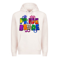 Pale Pink Pride bride Premium Hoodie - FaDigitalArtStudio