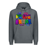 Rock Pride bride Premium Hoodie - FaDigitalArtStudio