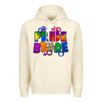 Sandshell Pride bride Premium Hoodie - FaDigitalArtStudio