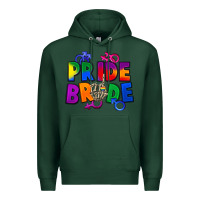 Sports Green Pride bride Premium Hoodie - FaDigitalArtStudio