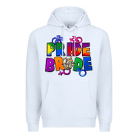 White Pride bride Premium Hoodie - FaDigitalArtStudio