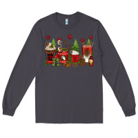 Smoke Christmas coffee cups Long Sleeve Tee - texasbilliewilder