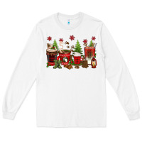 White Christmas coffee cups Long Sleeve Tee - texasbilliewilder