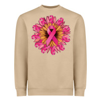 Mushroom Cancer ribbon sunflower Cancer Awareness Heavyweight Sweatshirt - HowdyJamesFarm