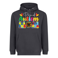 Smoke Proud Autism Mom sunflower Heavyweight Hoodie - CowhideDigitalArt