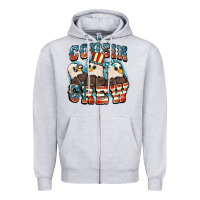 Heather Grey Cousin crew Zipper Hoodie - FaDigitalArtStudio