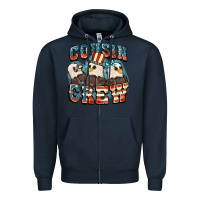 Navy Cousin crew Zipper Hoodie - FaDigitalArtStudio