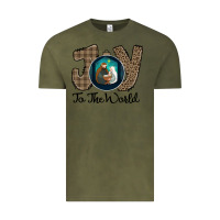 Vintage Olive Joy to the World Vintage Tee - Bettercallsaul