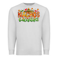 Dove Grey Nachos Valentine Premium Sweatshirt - CowhideDigitalArt
