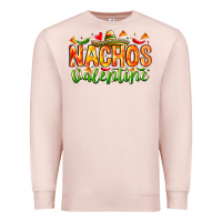 Pale Pink Nachos Valentine Premium Sweatshirt - CowhideDigitalArt