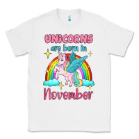 White unicorns are born in november Classic Tee - Jasminsmagicworld
