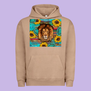 Western Lion Tumbler Urban Hoodie Designed By Artiststas