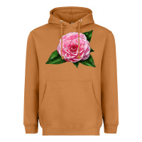 Meerkat Camellia Flower Heavyweight Hoodie - LillyAllenDesigns