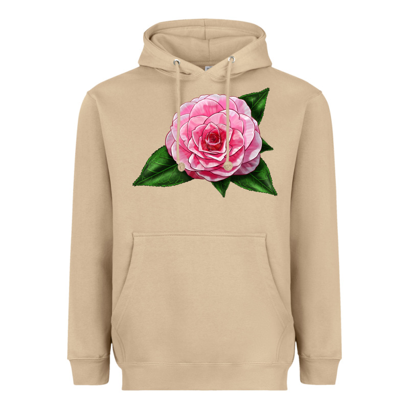 Camellia Flower Heavyweight Hoodie by LillyAllenDesigns | Teevron