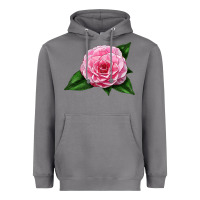 Storm Camellia Flower Heavyweight Hoodie - LillyAllenDesigns