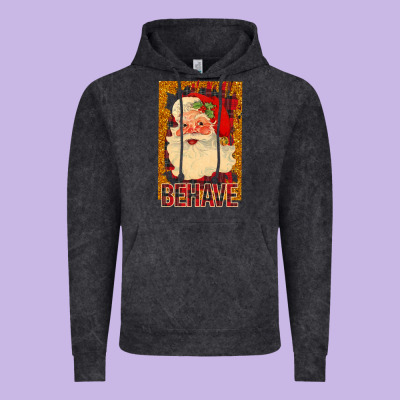 Santa Behave Vintage Hoodie Designed By Bettercallsaul