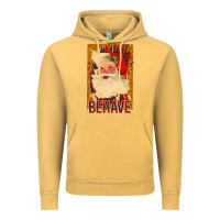 Vintage Mustard Santa Behave Vintage Hoodie - Bettercallsaul