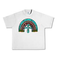 Cross Christmas Rainbow Urban Heavy Tee | Teevron