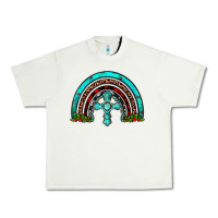 Pistachio cross christmas rainbow Urban Heavy Tee - JahusDesignShop